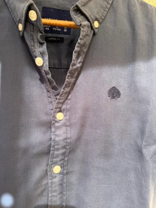 Camisa Springfield Manga Corta Azul Marino Talla M
