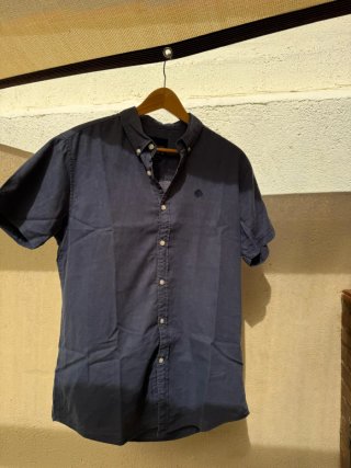 Camisa Springfield Manga Corta Azul Marino Talla M