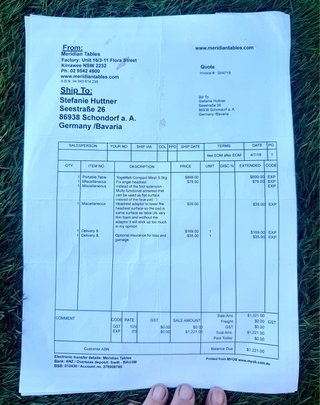 Camilla de masaje ultraligera 5,5kg Meridian table