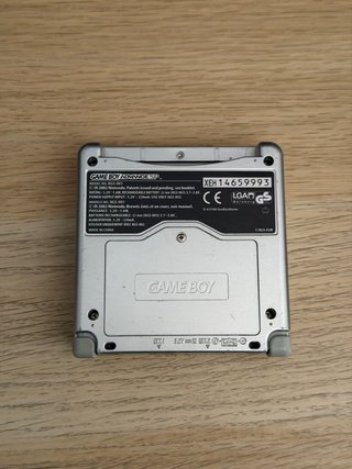 Consola Nintendo GBA SP Plata
