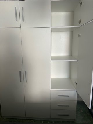Armario blanco 3 puertas grande