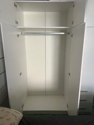 Armario blanco 3 puertas grande
