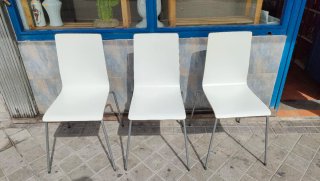 Set 3 Sillas Blancas IKEA MARTÍN  640513971