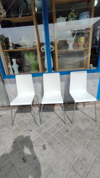 Set 3 Sillas Blancas IKEA MARTÍN  640513971