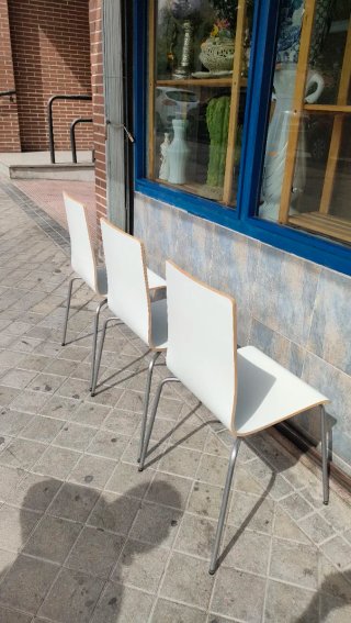 Set 3 Sillas Blancas IKEA MARTÍN  640513971