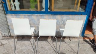 Set 3 Sillas Blancas IKEA MARTÍN  640513971