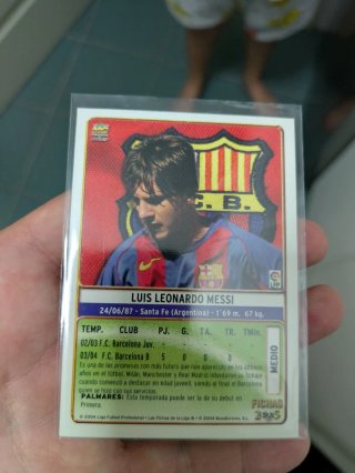 Cromo Messi rookie 617 MUNDICROMO