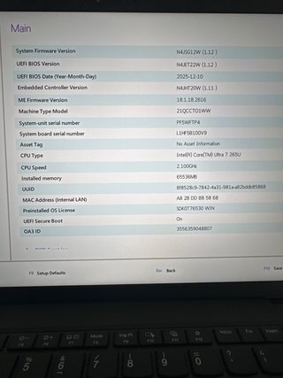 Portátil Lenovo Thinkpad T14 Gen 6 i7 64GB RAM