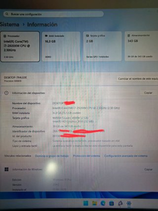 Dell Precision M6600 i7 2920xm 16ram ssd240+120