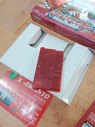 JUEGO NINTENDO GBA POKÉMON EDICIÓN RUBÍ JAPONÉS