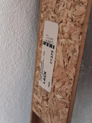 2 Estantes LACK Ikea Marrón Oscuro