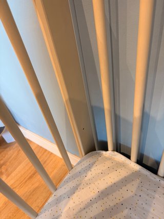 Cuna IKEA Sniglar Beige y colchón ortopédico