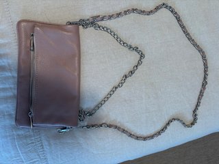 Bolso piel rosa palo El Corte Inglés
