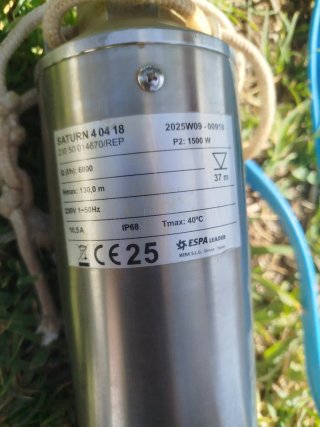Bomba Pozo Profundo Saturn 1500W 2HP