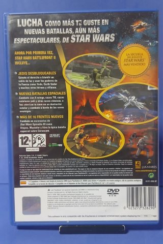 Caja y manual Star Wars Battlefront II PS2