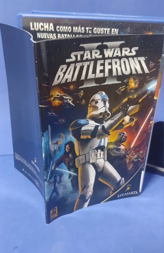 Caja y manual Star Wars Battlefront II PS2