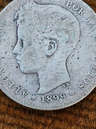 1 Peseta Alfonso XIII 1899 SG-V