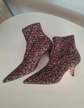 Botines Zara Estampado Floral