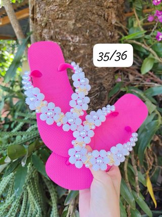 Sandalias decoradas a mano Talla 37