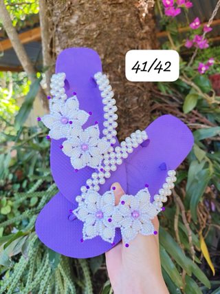 Sandalias decoradas a mano Talla 37