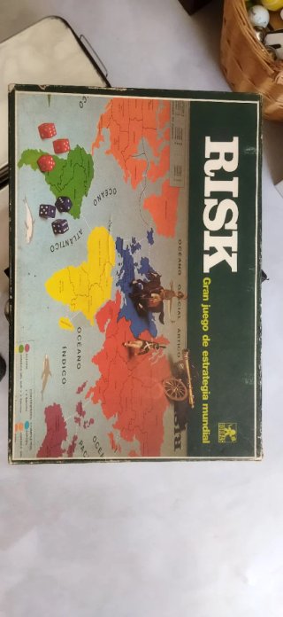 RISK Juego de Mesa Vintage Borras