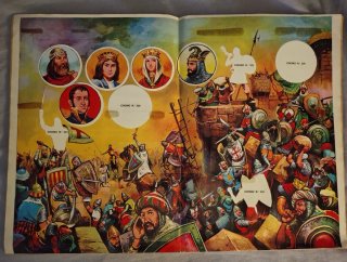 Álbum Cromos Historia España 1974. Petronio