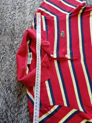 Polo Lacoste Rayas Vintage Talla S (3)