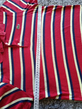 Polo Lacoste Rayas Vintage Talla S (3)