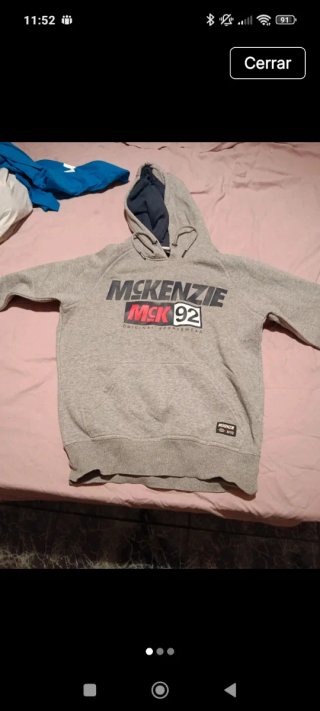 Sudadera McKenzie MCK 92 Gris