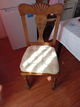 Sillas de comedor de madera