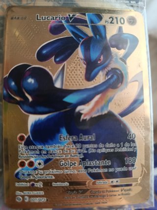Carta Pokémon Lucario V Metálica