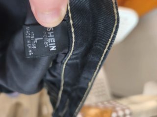 Pantalón ancho negro con estrellas