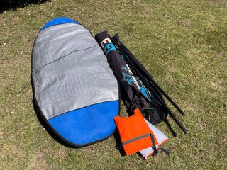 Tabla Windsurf iniciación, con aparejo vela