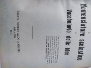 Vocabolario delle idee