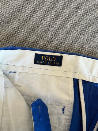 Pantaloni Blu Ralph Lauren