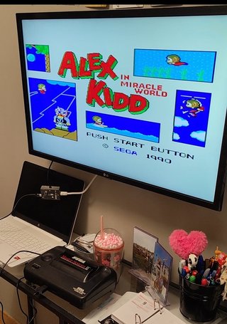 Sega Master System II Consola Negra