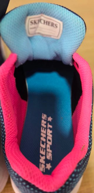 Zapatillas Skechers Niña Rosa y Morado