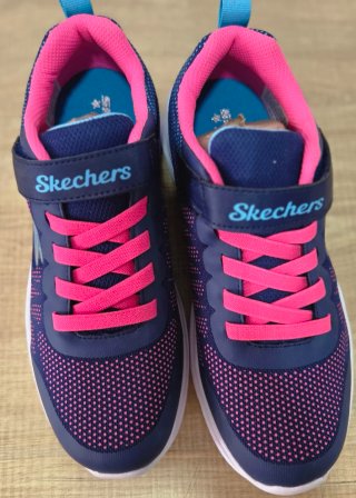 Zapatillas Skechers Niña Rosa y Morado