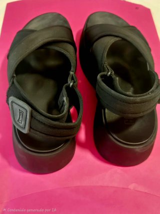 Sandalias plataforma negras