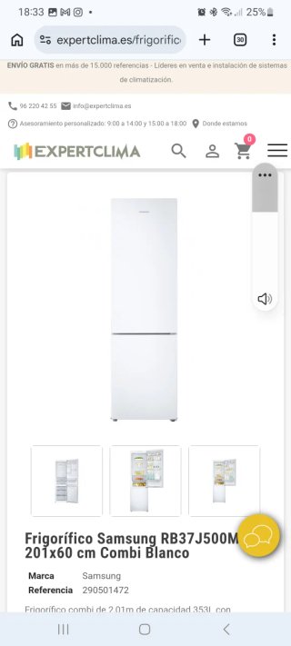 Nevera Samsung No Frost 60cm