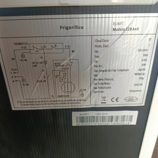 Nevera KNUFT 120L bajo encimera