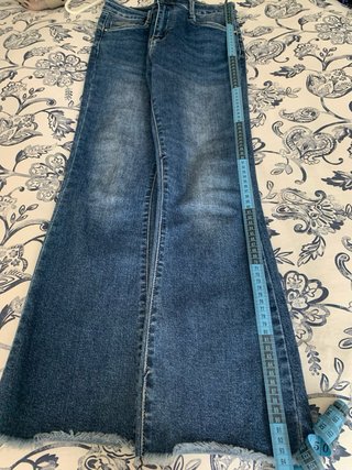 Pantalón vaquero flare chica
