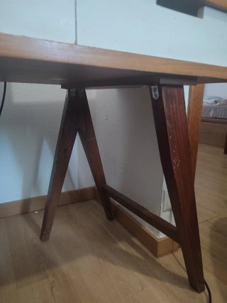Mesa escritorio nórdica 120x60cm altura 77cm