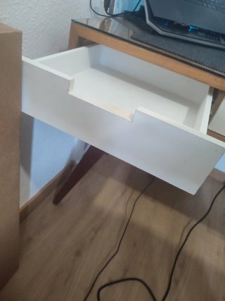 Mesa escritorio nórdica 120x60cm altura 77cm