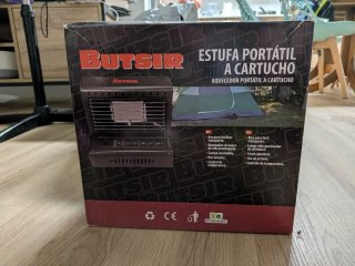 Estufa Gas Portátil Butsir Cartucho Camping