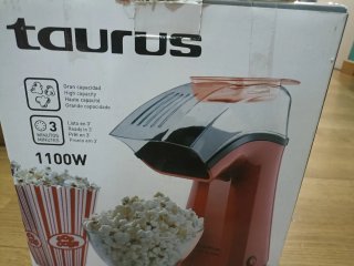 Palomitera Taurus Popcorn Roja