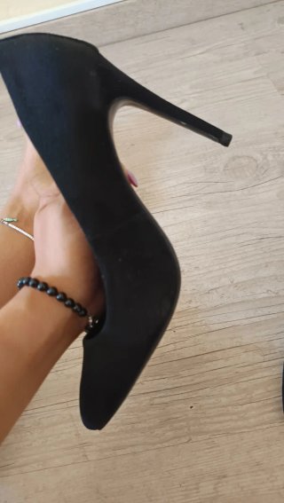 Zapatos de tacón negros
