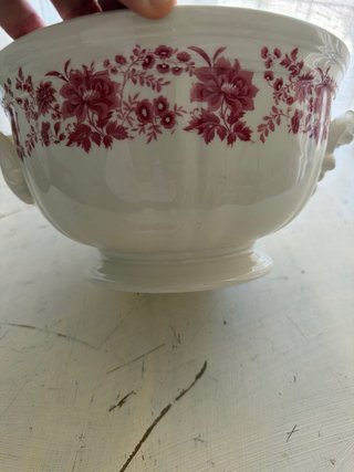 Sopera San Claudio porcelana floral