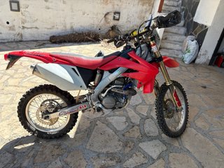 Honda CRF250X 2006 Roja y Blanca. Version Enduro