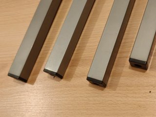 Patas de escritorio metálicas (4 unidades)